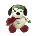 Merry Christmas Spotty Dog Plush